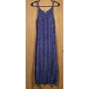 Magic Women's Free Size Rayon Button Down Dress Hippie Boho Festival Indie Fairy